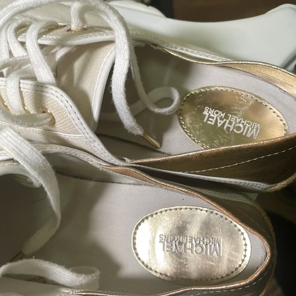 Michael Kors -  Kristy Slide - Cream Neutral - Size 8.5 - Picture 8 of 15